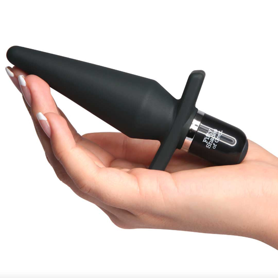 Plug Anal Vibrant Silicone Delicious - 50 Nuances de Grey