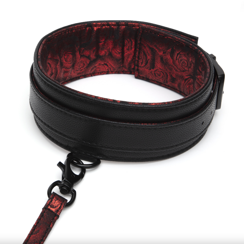 Collier avec laisse - 50 nuances de grey