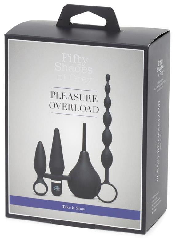 Coffret anal Take It Slow Pleasure Overload - 50 Nuances de Grey