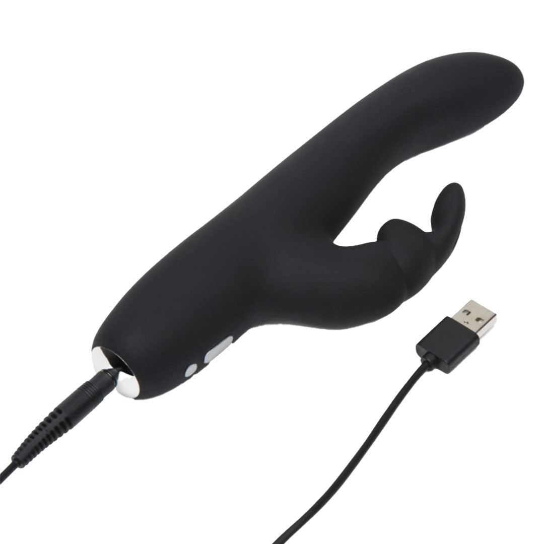 Vibromasseur Rabbit Greedy Girl Slimline  - 50 Nuances de Grey