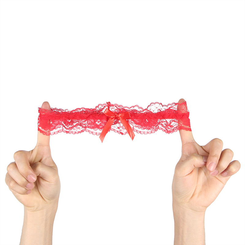 Duo de jarretières sexy rouge - Sensual Lingerie