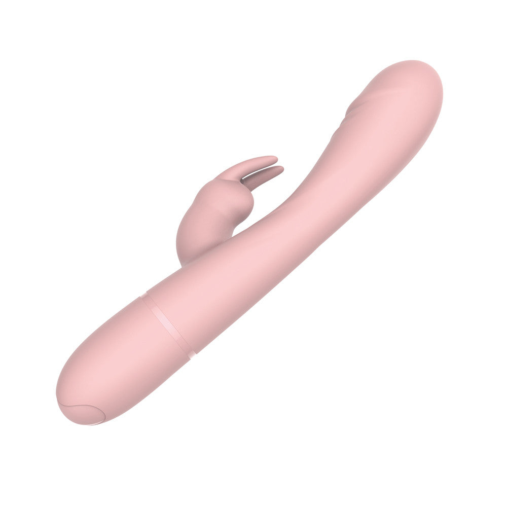 sextoy rabbit pour femme nuance rose stimulation vaginale et clitoridienne