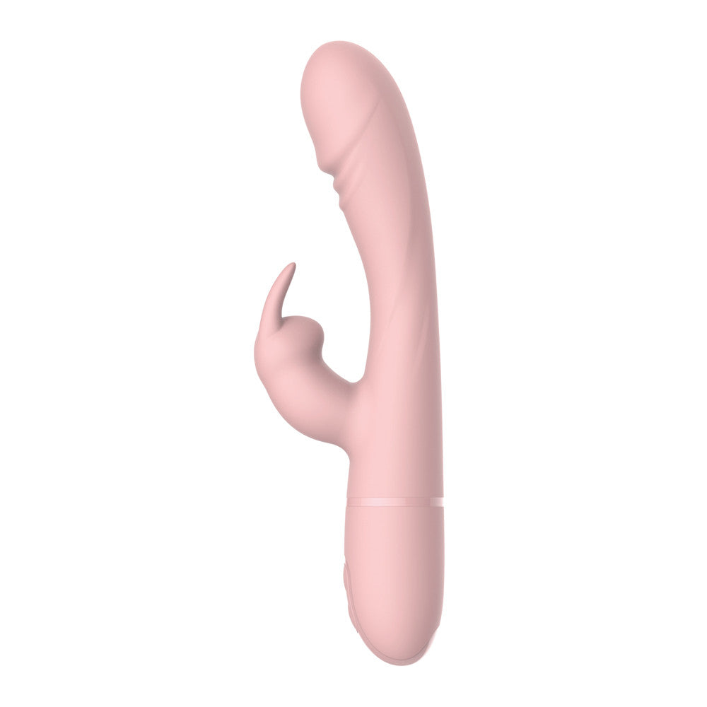 vibromasseur rabbit nuance rose stimulation vaginale et clitoridienne