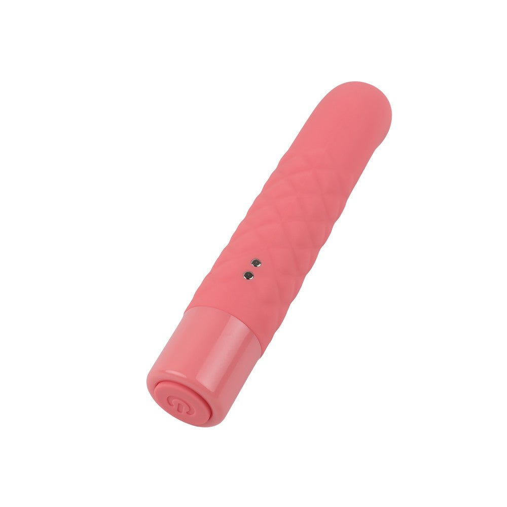 vibromasseur point g preference silicone rose base et bouton
