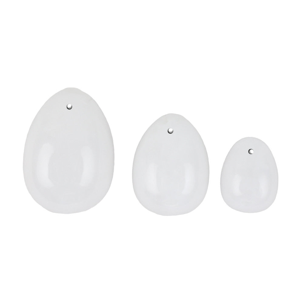 Oeufs de Yoni quartz blanc - Be Happy
