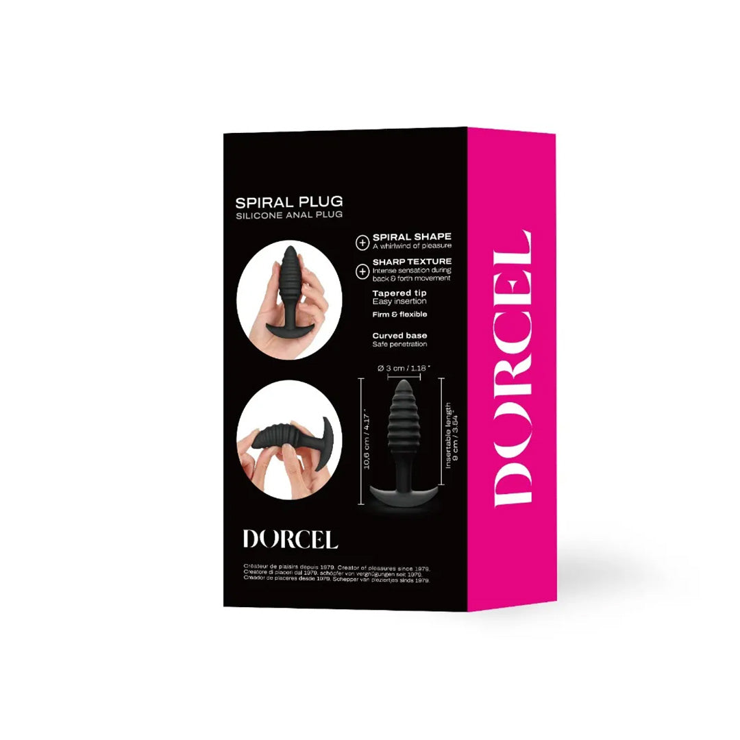 Plug anal texturé Spiral