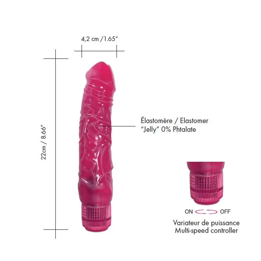 Vibromasseur Réaliste Jelly Boy