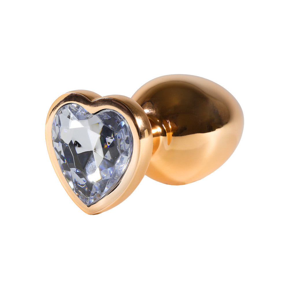Plug Coeur Alu Rose XL - Steel Lovin U