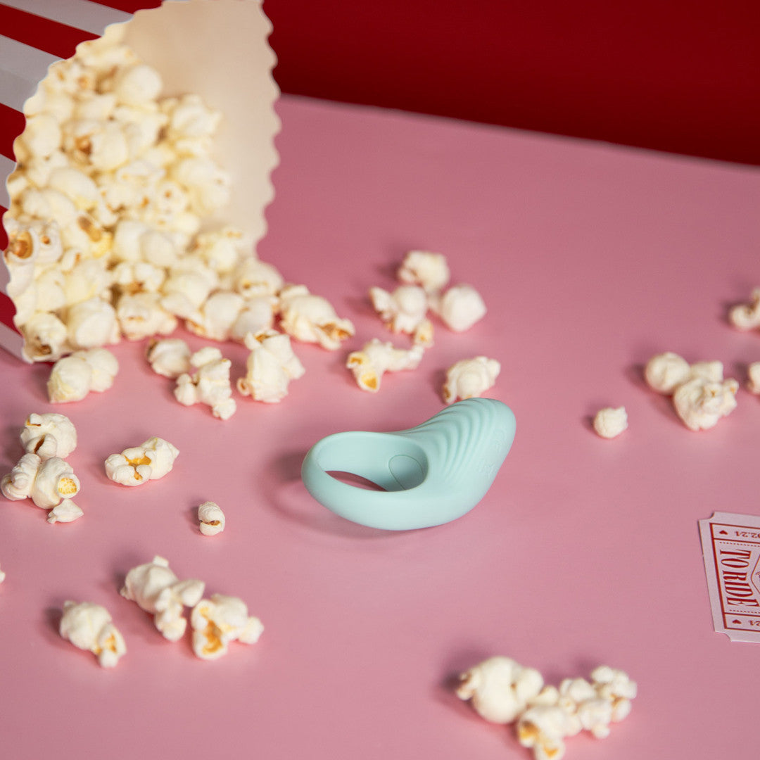 popcorn et anneau vibrant union 2 pour moments intimes