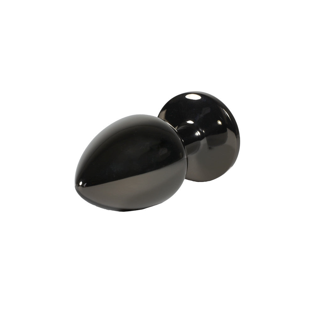 Plug Alu Noir L Crystal - Steel Lovin U