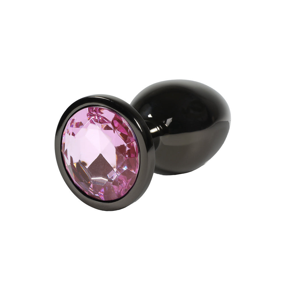 Plug Alu Noir L Rose - Steel Lovin U