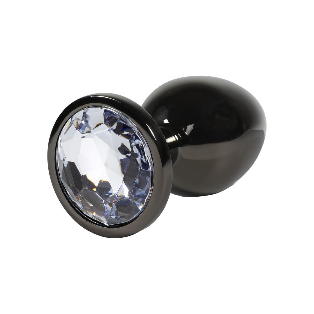Plug Alu Noir XL Crystal - Steel Lovin U