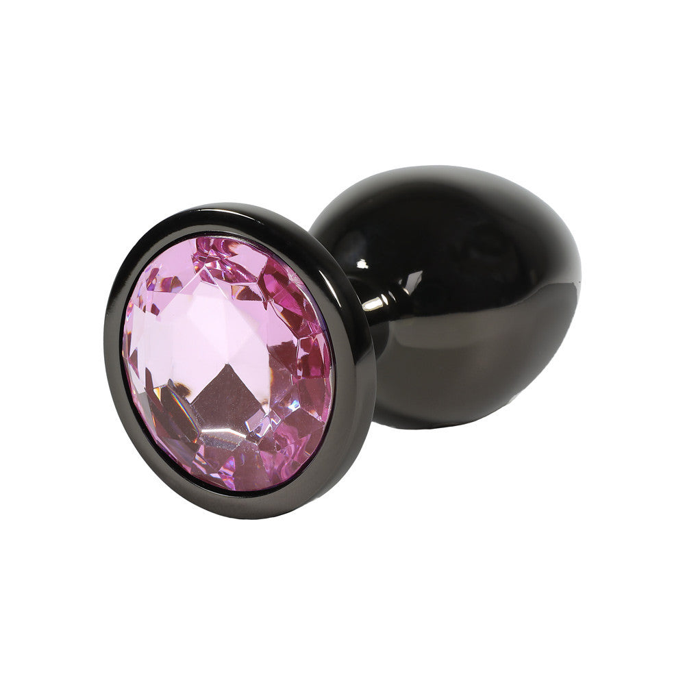 Plug Alu Noir XL Rose- Steel Lovin U