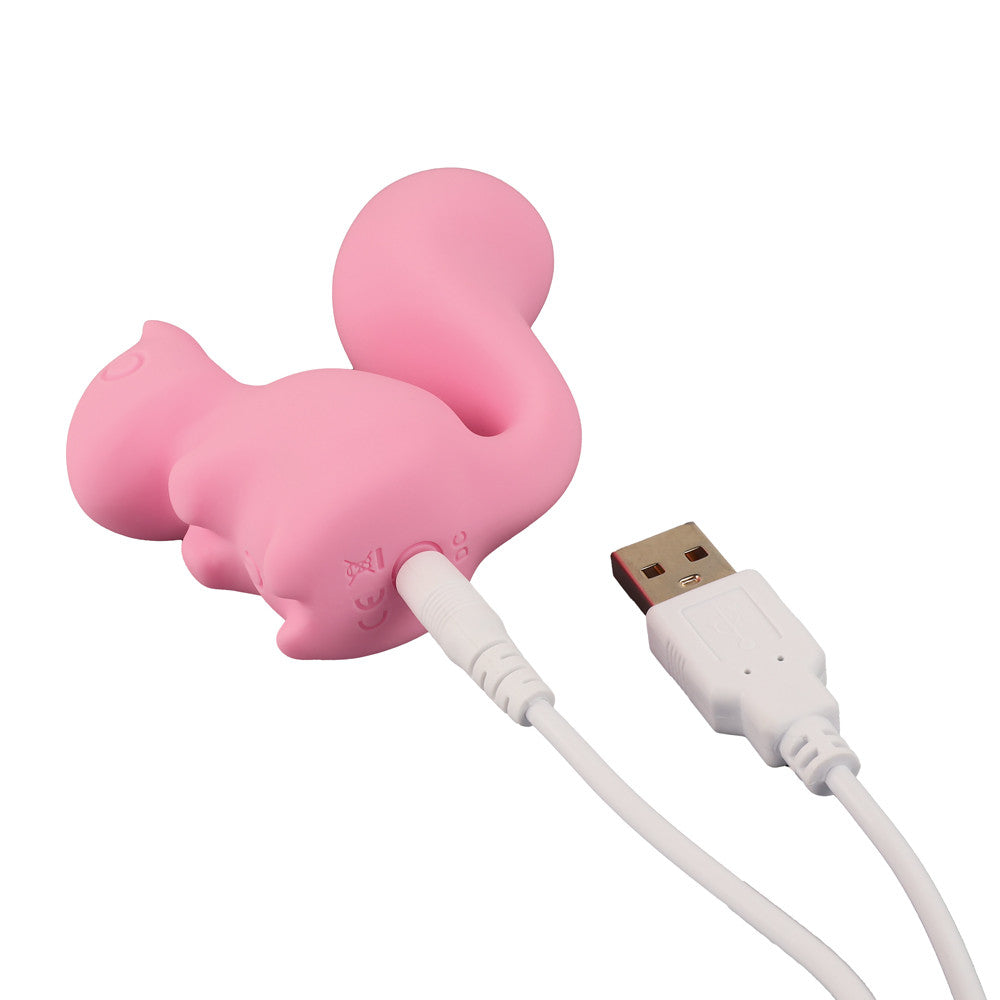 Vibromasseur Écureuil Rose - Ecotoys