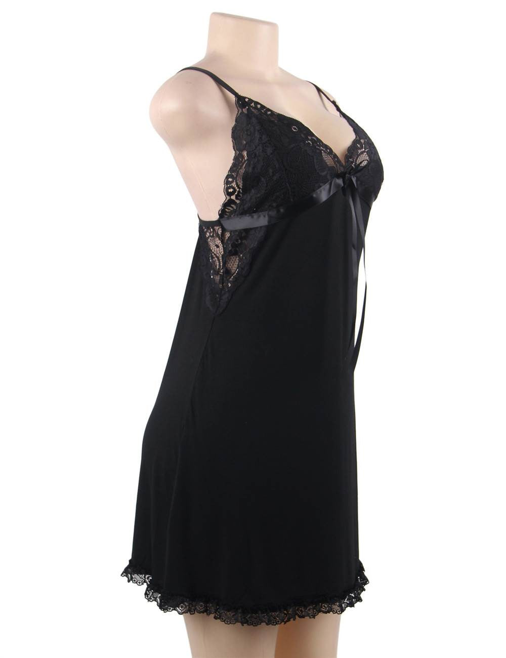 Ensemble Nuisette Tulipe - Dos-nu sexy