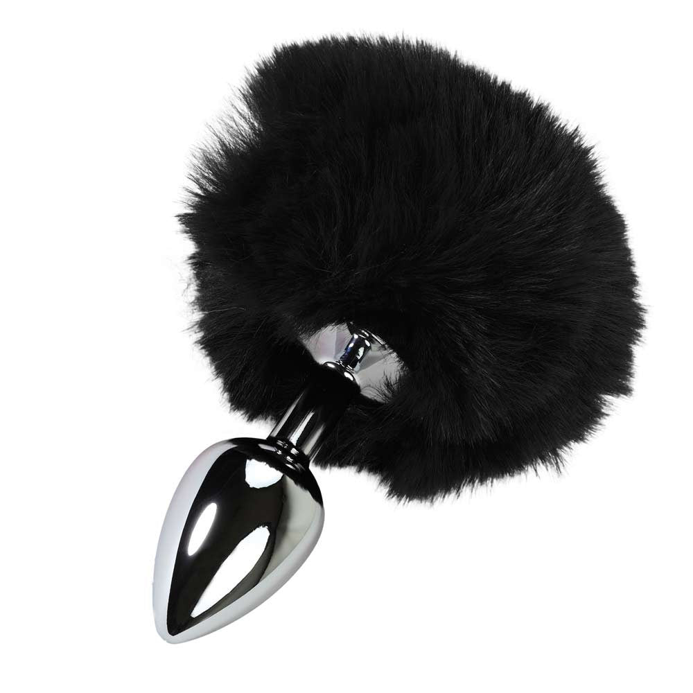 Plug Pompon Noir - Vue Horizontale - Steel Lonvin U