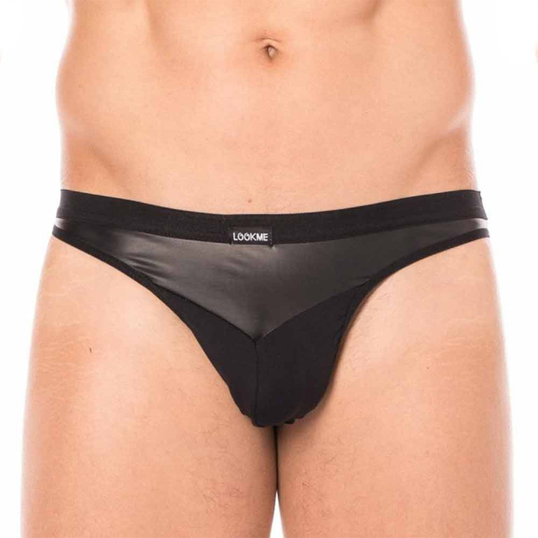 Jockstrap similicuir Dark Sun - Aspect brillant sexy - Look Me