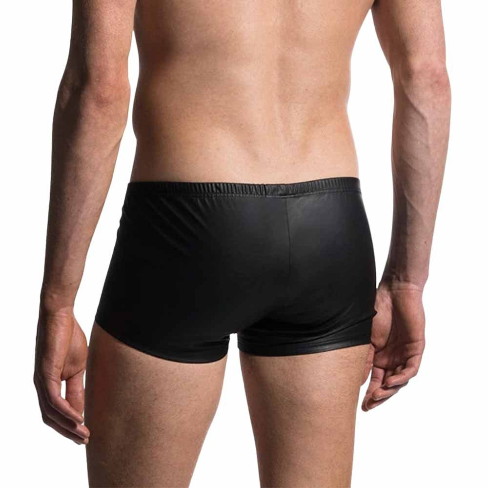 Boxer wetlook Xavier - Ouverture à pressions - Bellyfashion