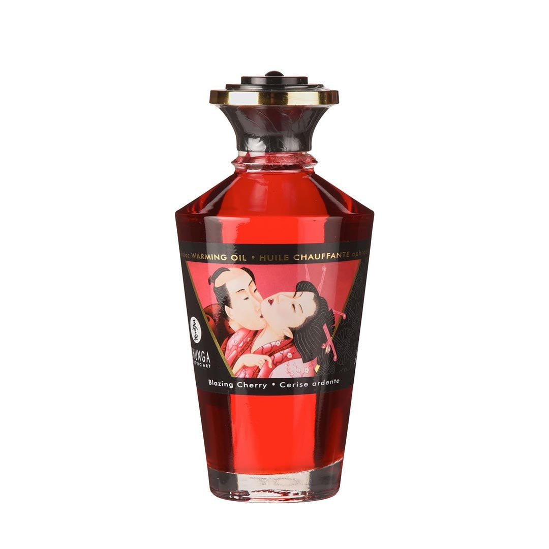 Huile de Massage Comestible bouteille saveur Cerise