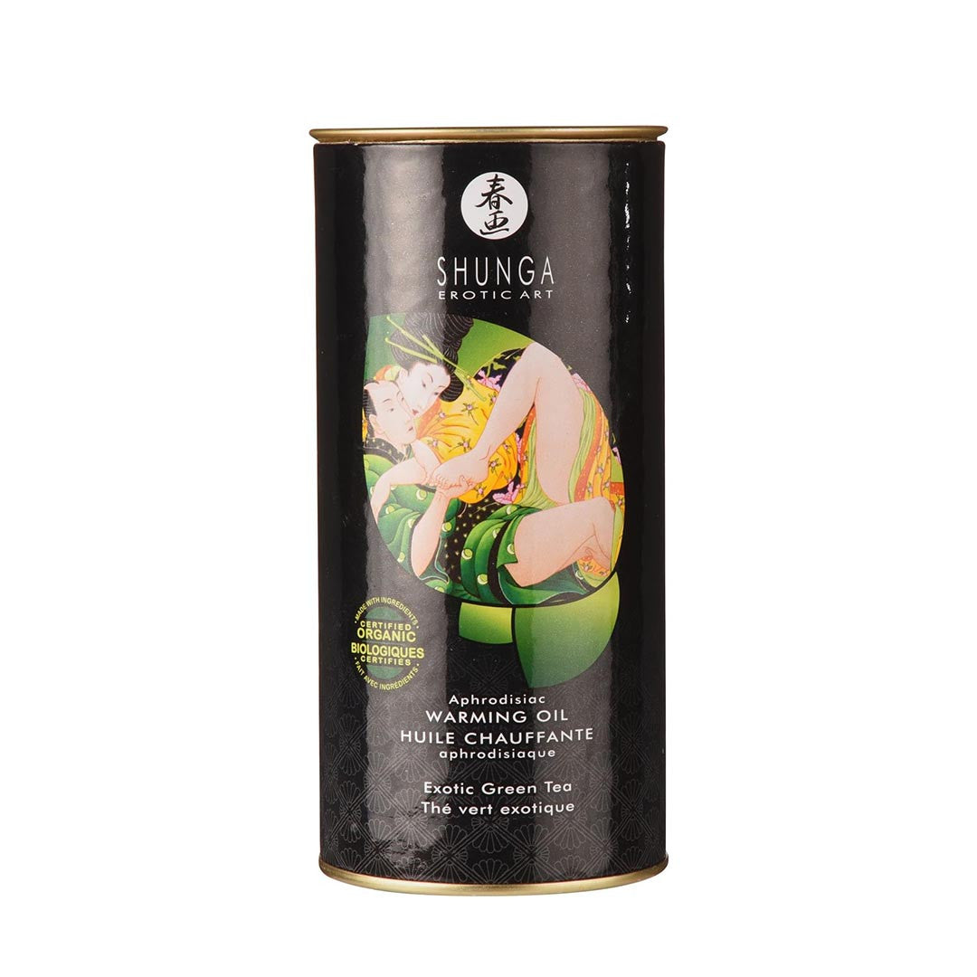 Huile de Massage Comestible boîte saveur Thé vert