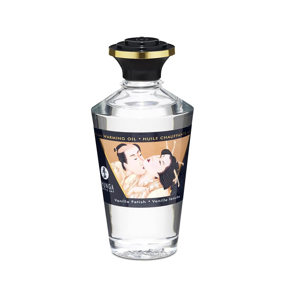 Huile de Massage Comestible bouteille saveur Vanille