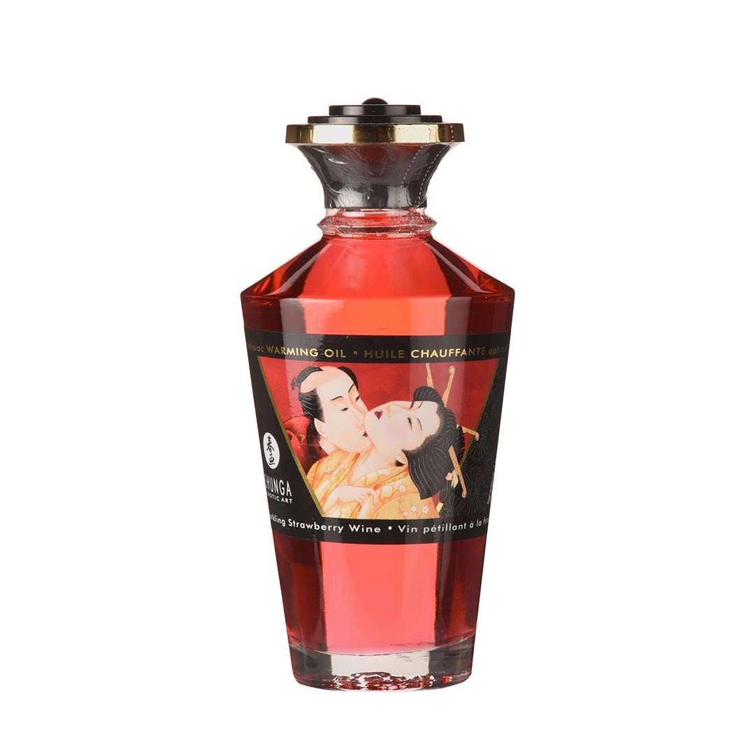 Huile de Massage Comestible bouteille saveur Vin pétillant