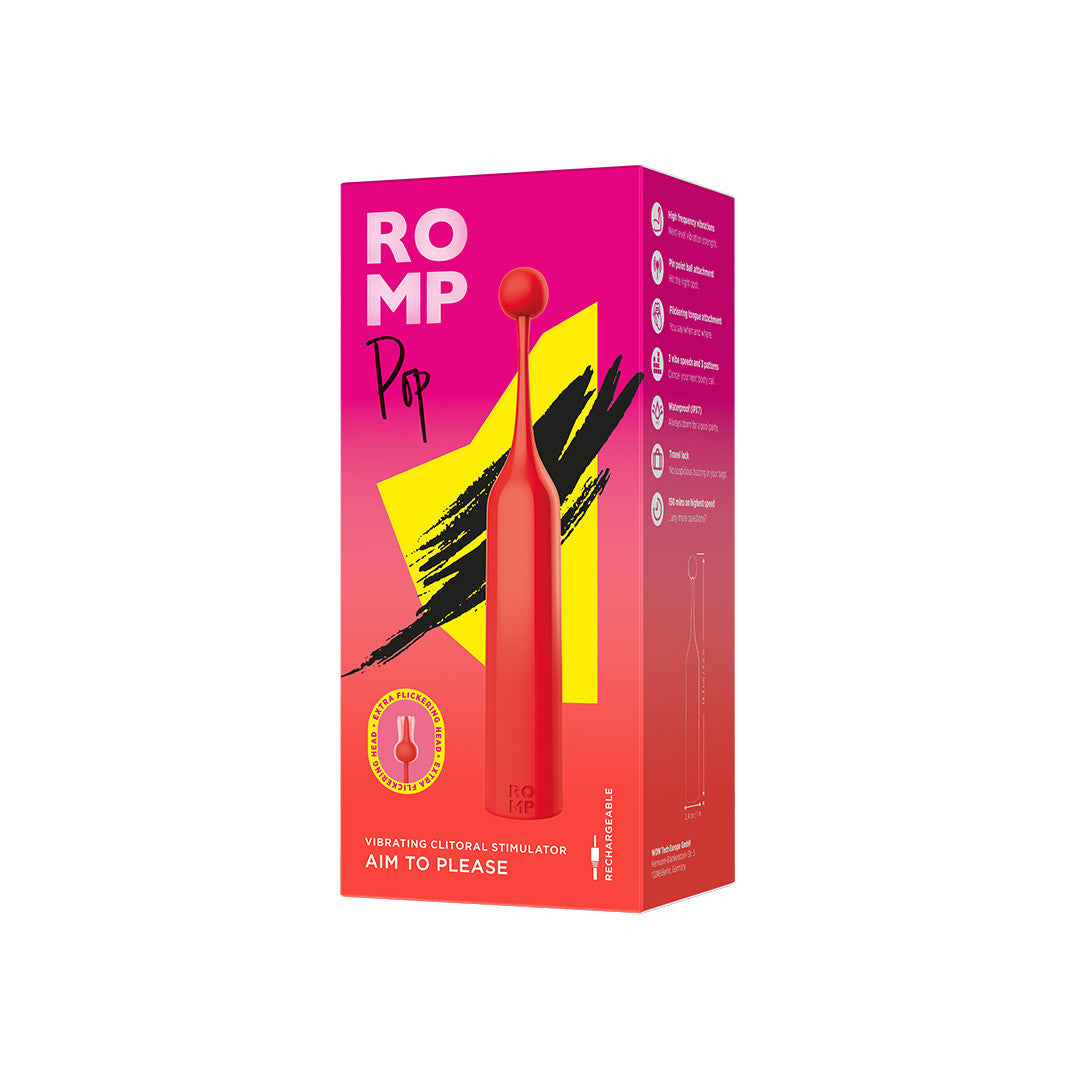 Stimulateur Clitoridien et Point G Pop - Romp