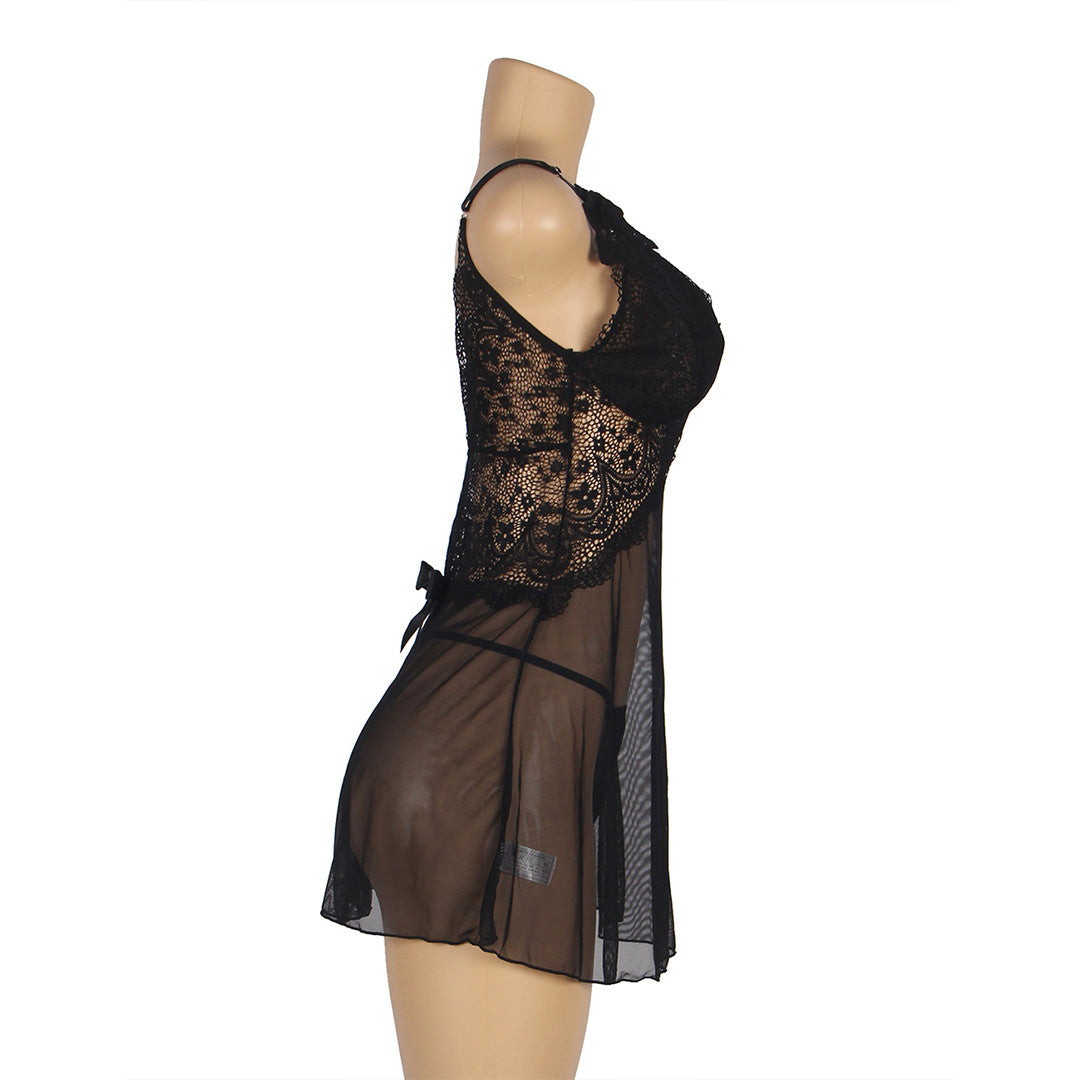 Nuisette évasée Féline - Sensual Lingerie