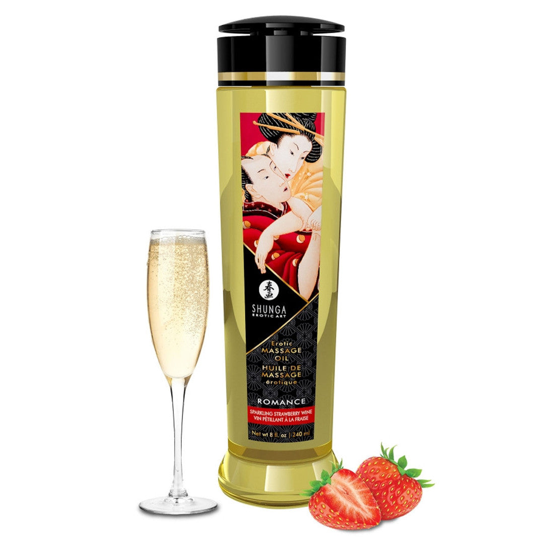 Huile de Massage Erotique 240 ml - Shunga Erotic art