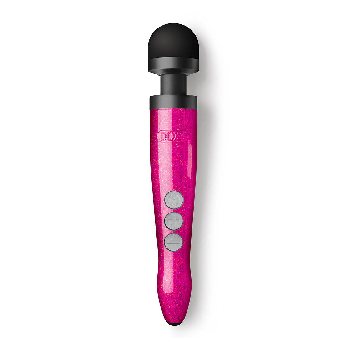 Stimulateur Clitoridien Die Cast - 3R - Rechargeable - Doxy - couelur rose - vue face