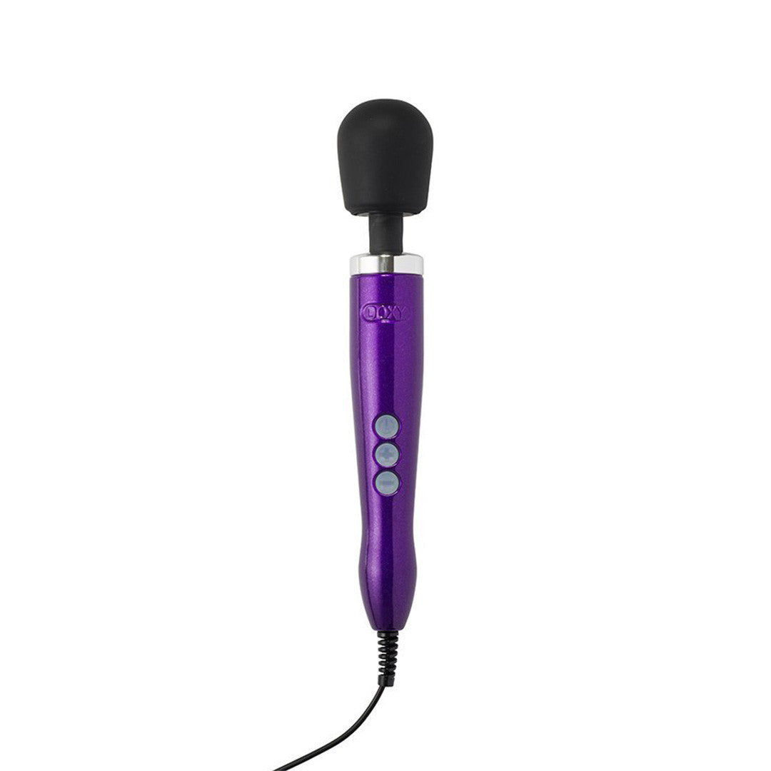 Stimulateur Clitoridien Puissant Doxy Métal - Doxy - violet vue de face
