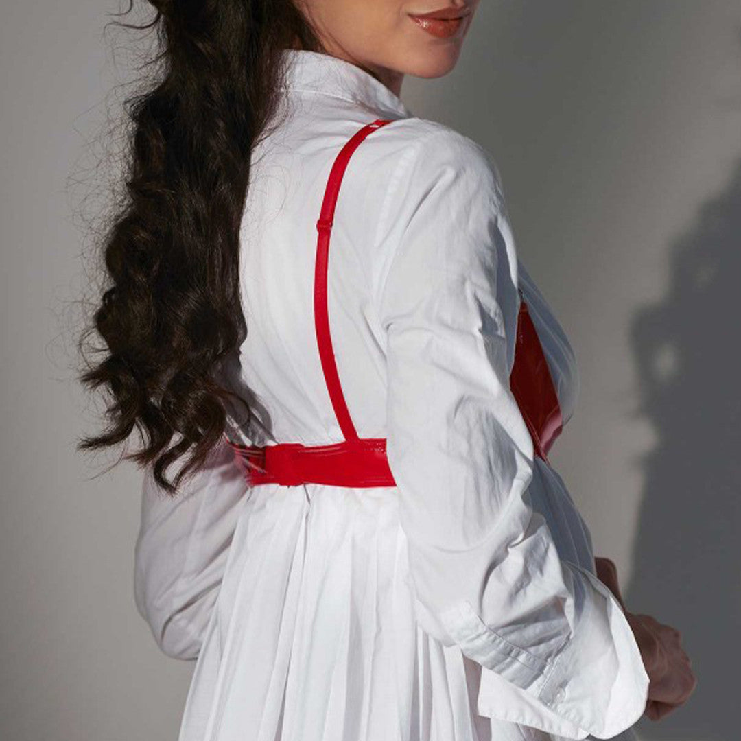 Soutien-Gorge Vinyle Annabelle Rouge