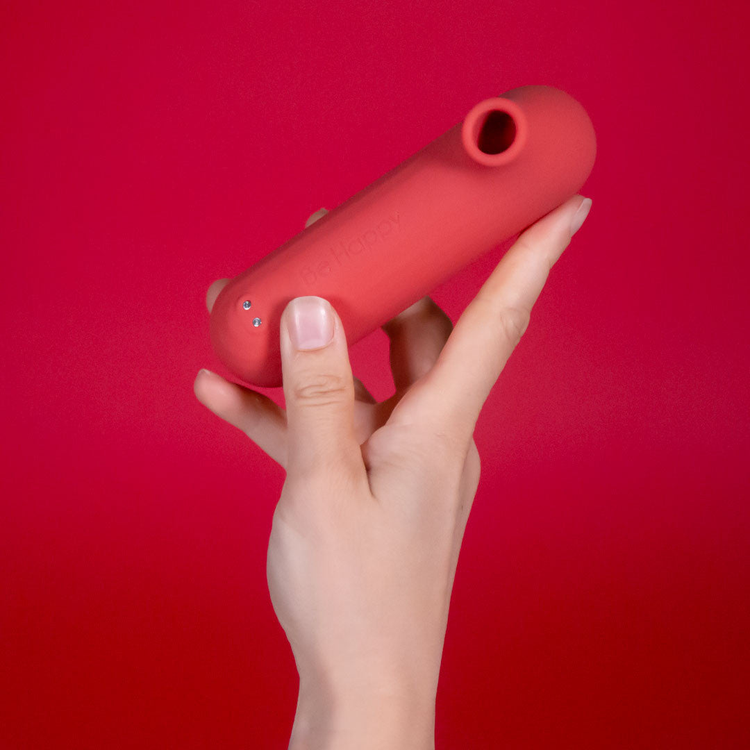 Stimulateur Clitoridien Contact en Silicone Rouge