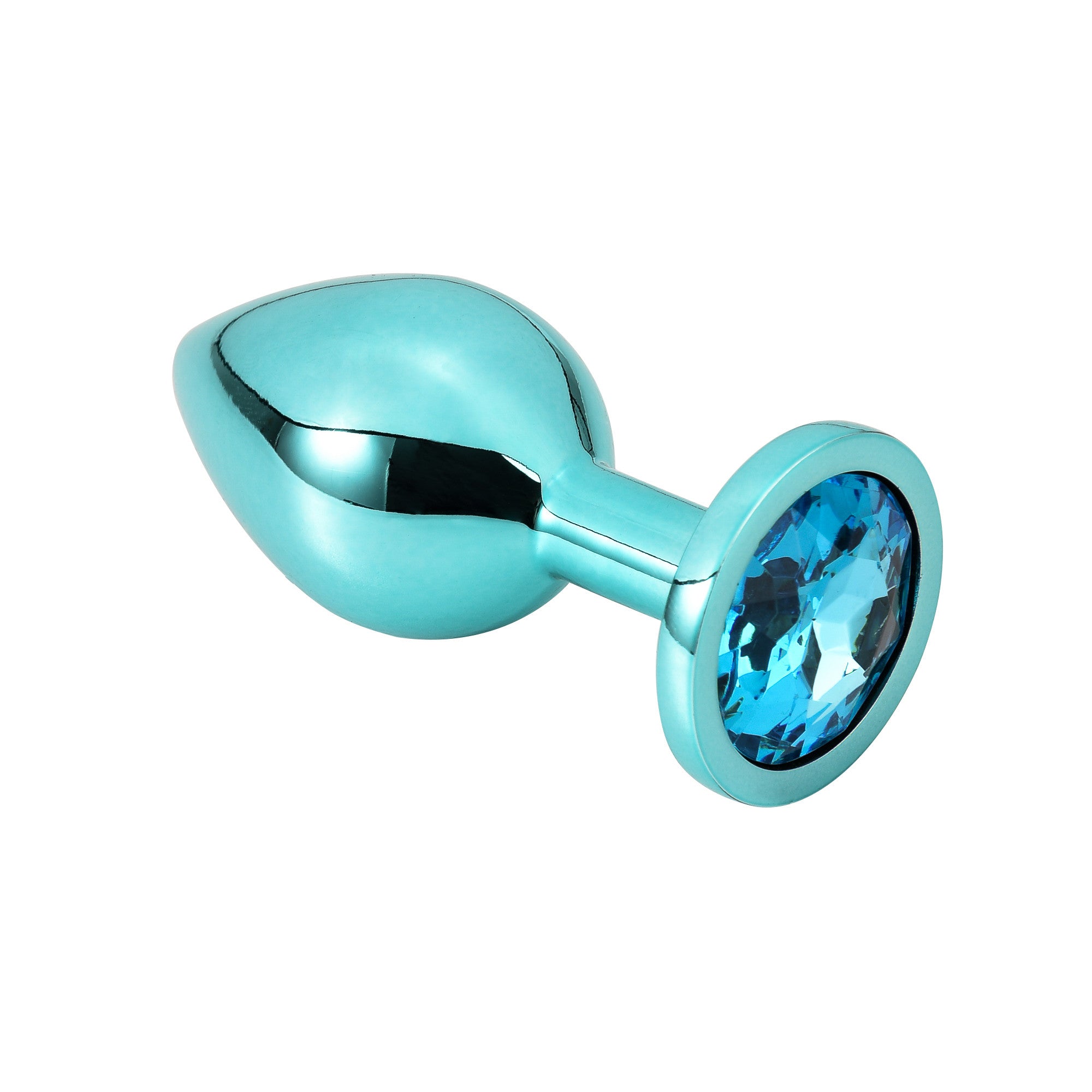 Plug Alu Bleu Bijou Crystal