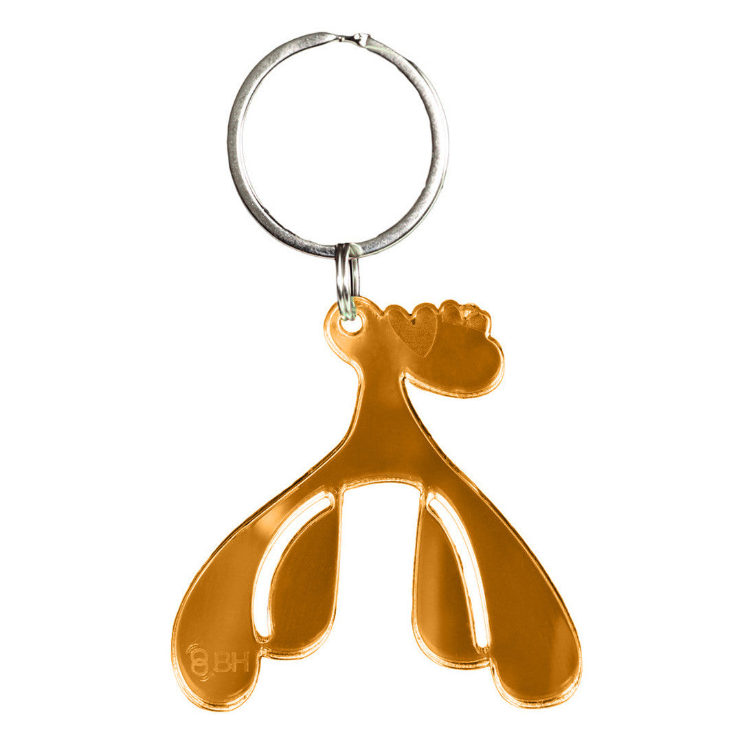 Porte clé Juju - Jaune