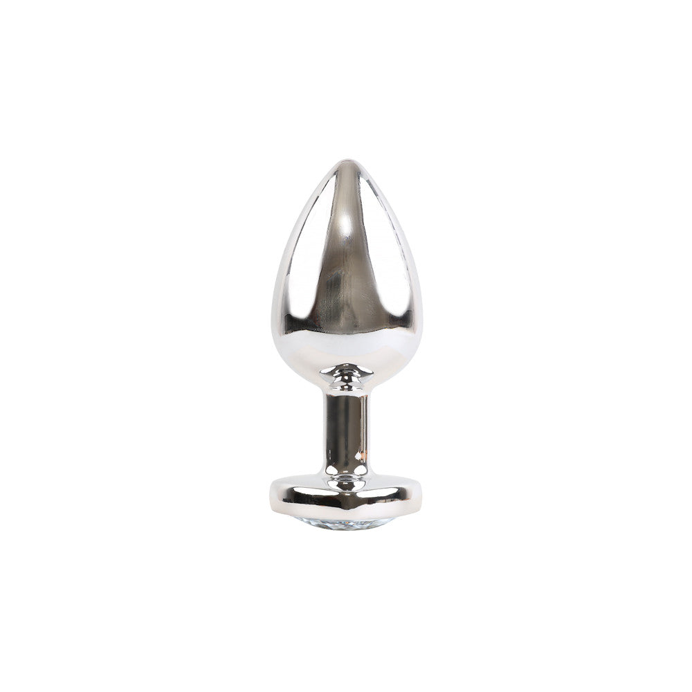 Plug Coeur Inox Crystal L