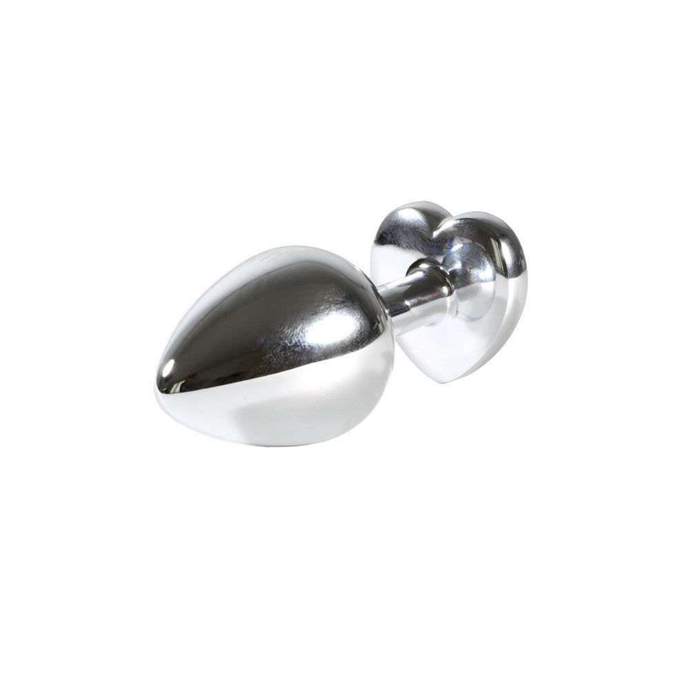 Plug Coeur Inox Crystal L