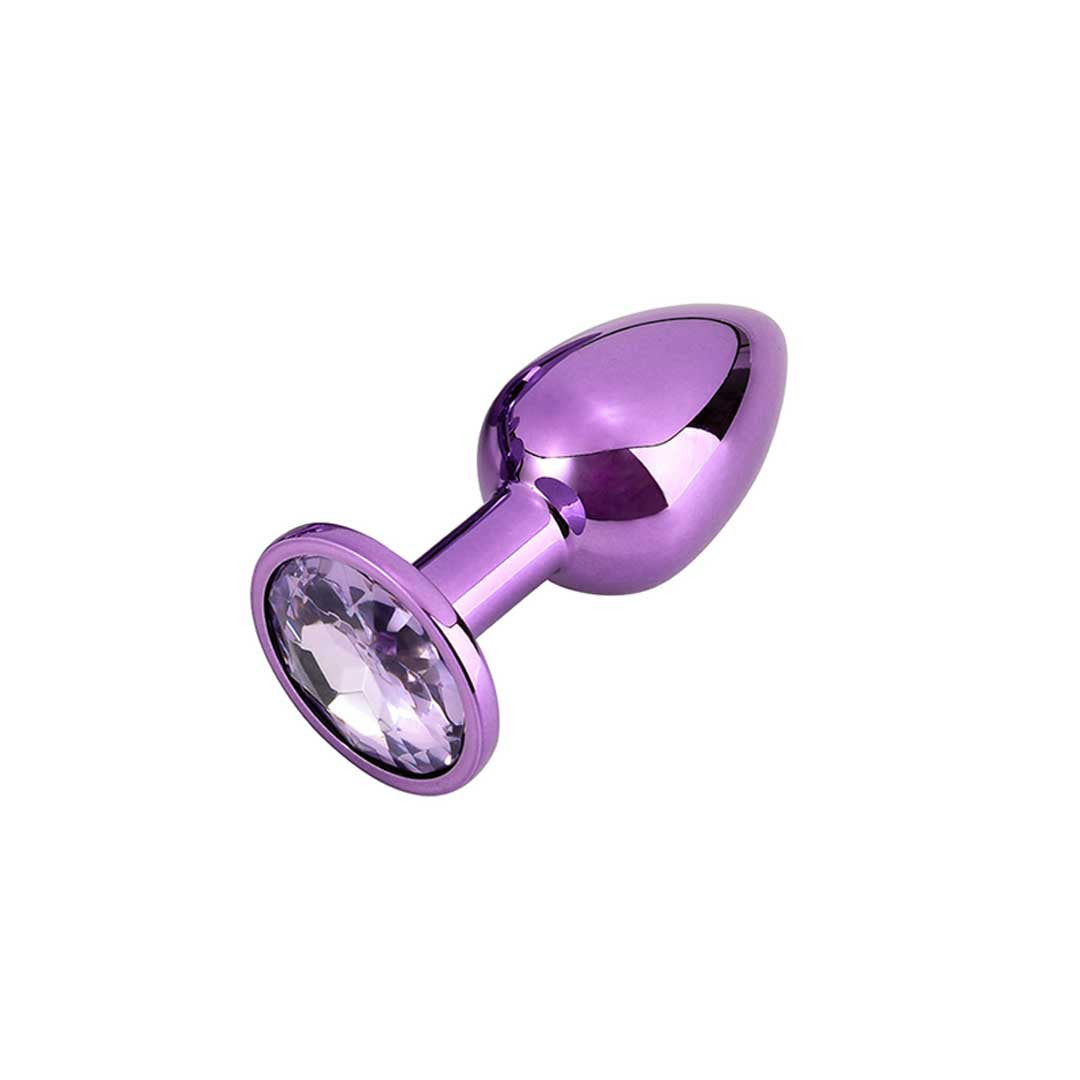 Plug Alu Violet Bijou Crystal XL