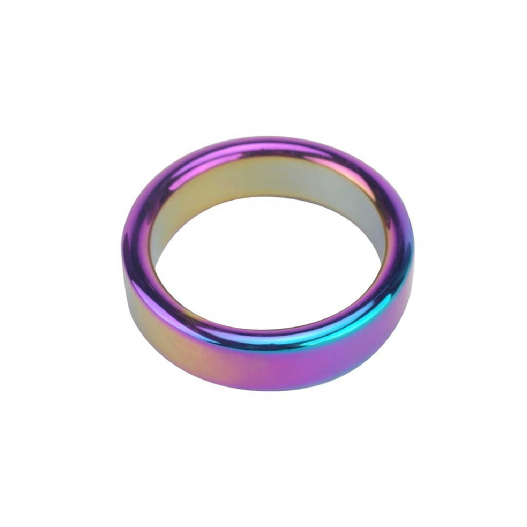 Cockring Donut Rainbow en Aluminium
