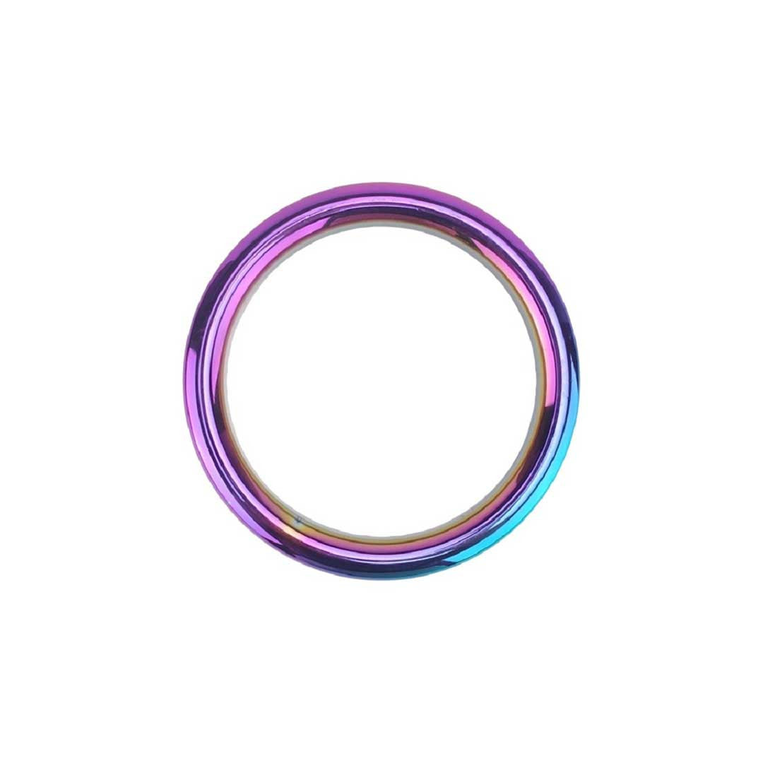 Cockring Donut Rainbow en Aluminium
