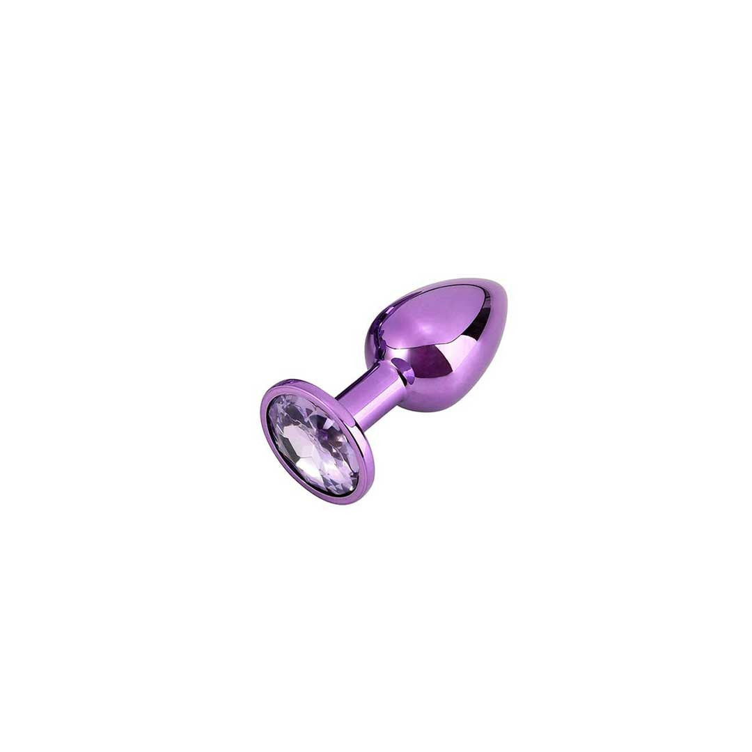 Plug Alu Violet Bijou Crystal M