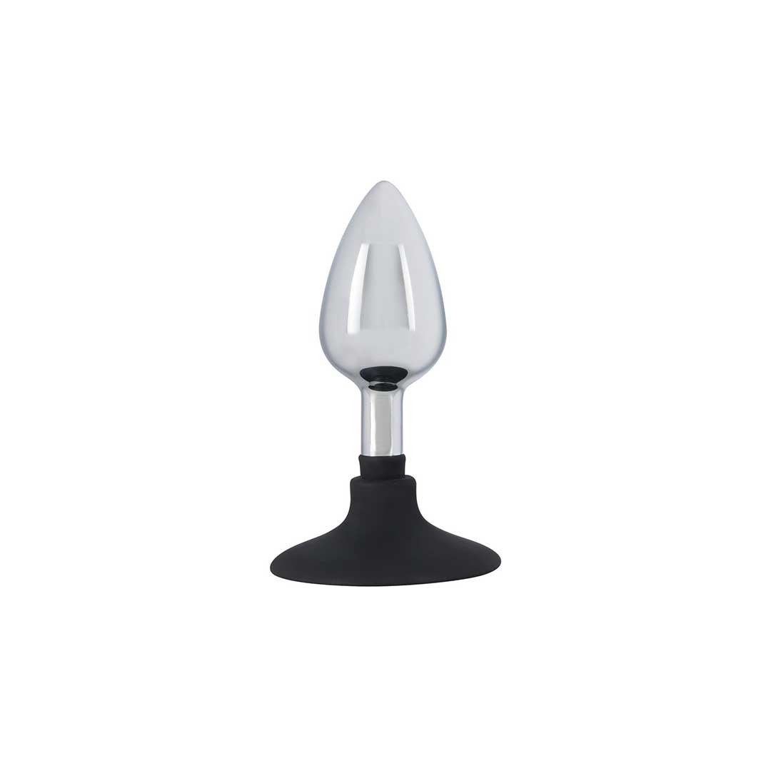 Plug Anal en Alu Base Silicone Ventouse M