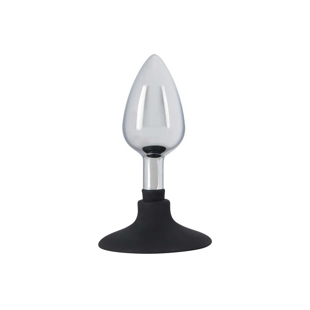 Plug Anal en Alu Base Silicone Ventouse L