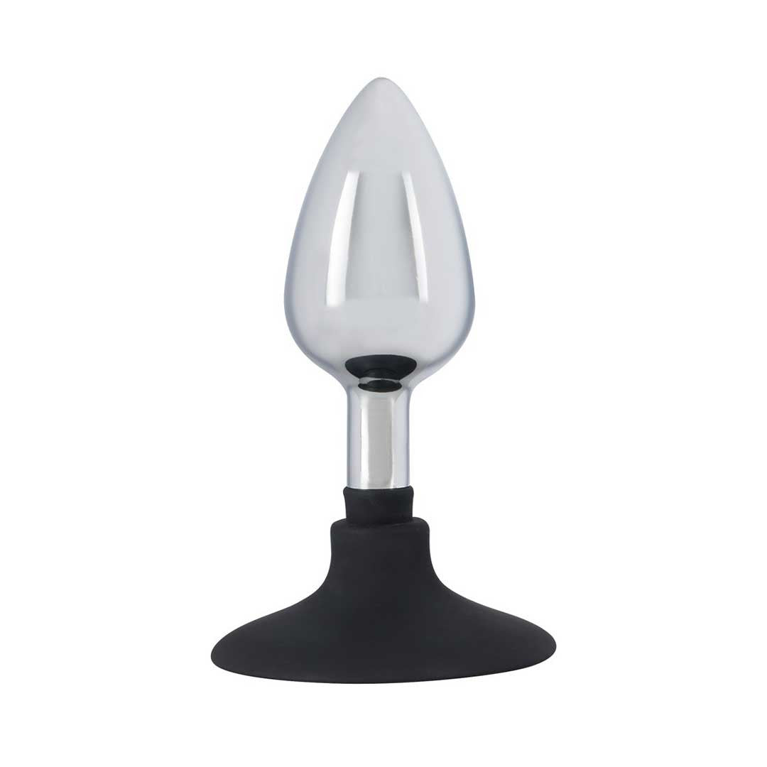 Plug Anal en Alu Base Silicone Ventouse XL