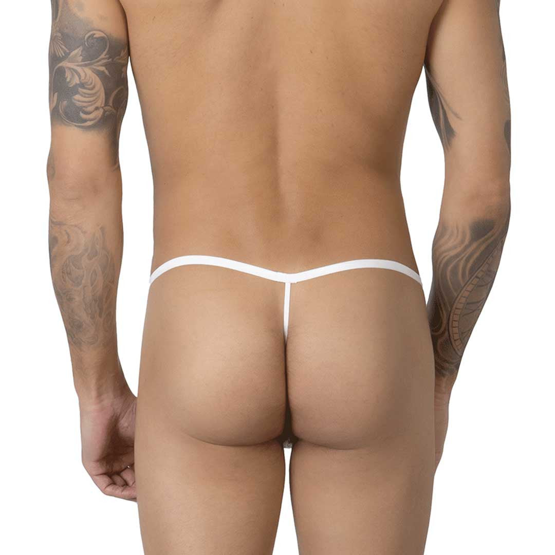 String ficelle Karl - Dentelle - Eros Veneziani Blanc