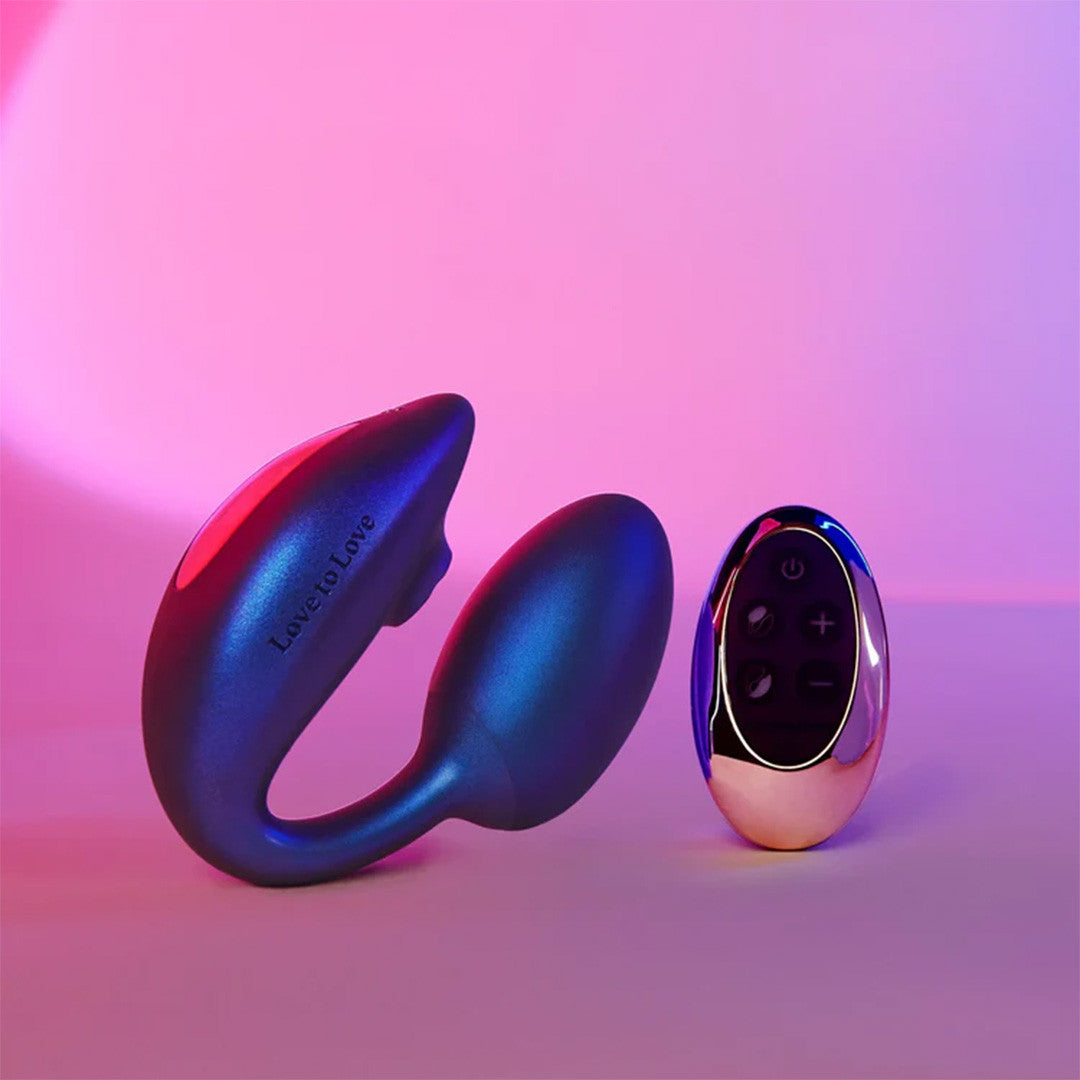 Oeuf Vibrant Double Stimulation Wonderlover Violet