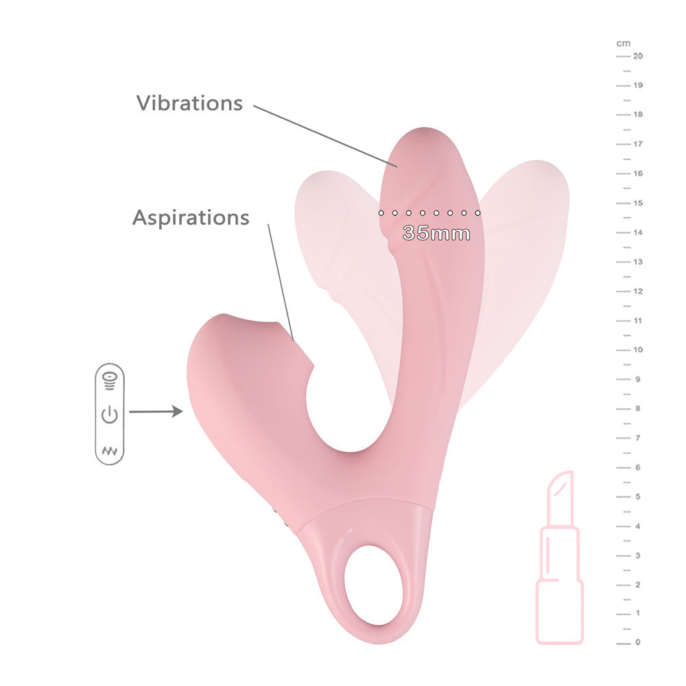 Vibromasseur Succion Double Stimulation Sensation