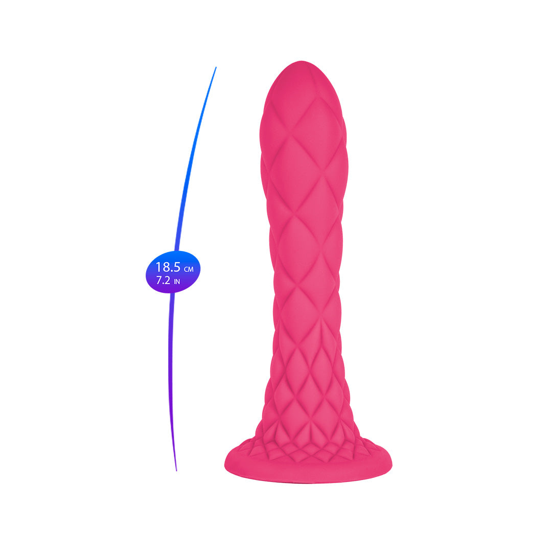 Gode Ventouse Fantasy Line Dreamy 18,5cm - Rose - 5