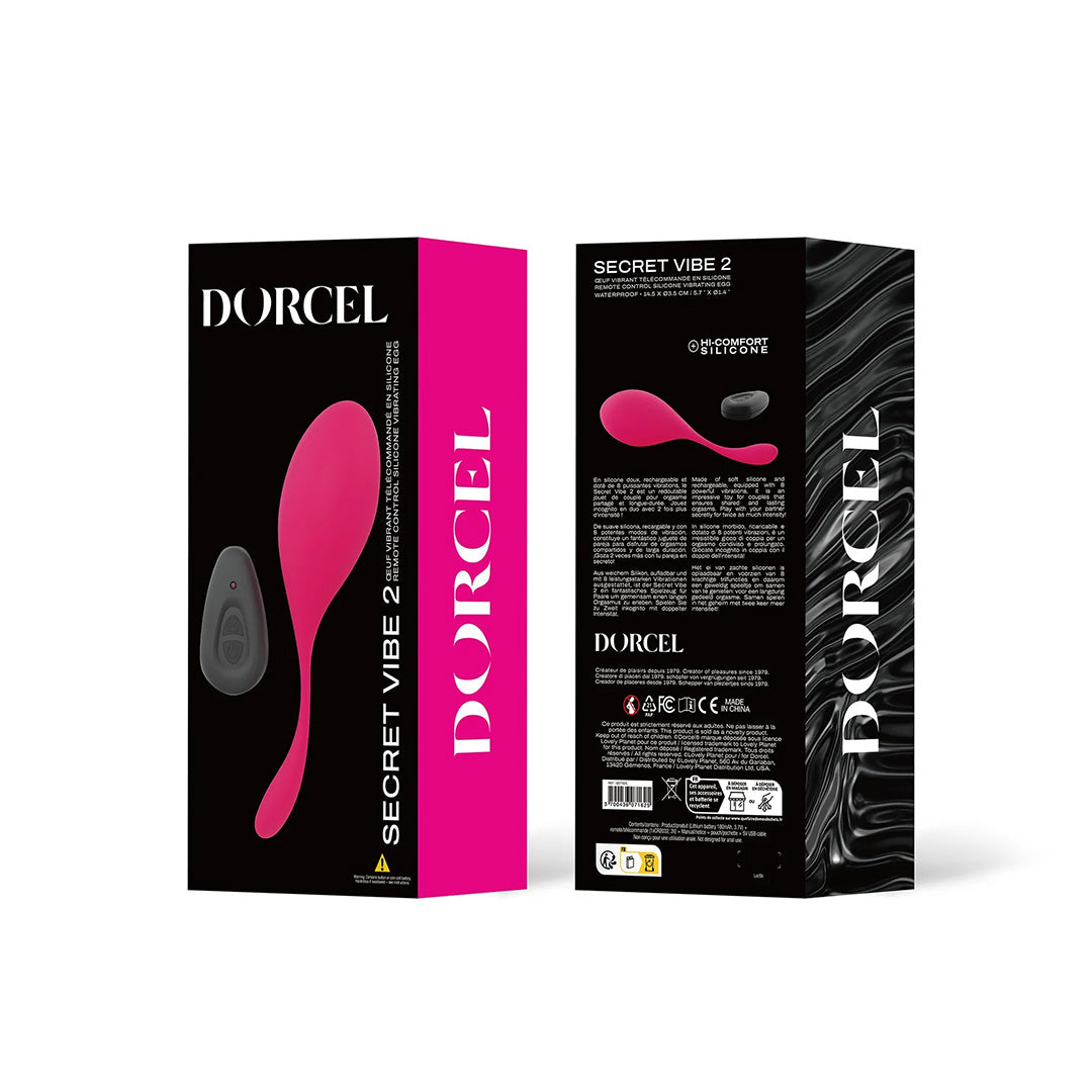 Oeuf Vibrant Télécommandé Secret Vibe 2