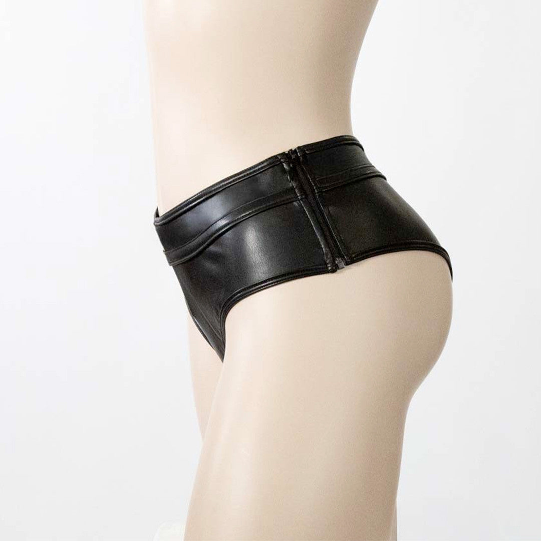 Shorty Ouvert Simili Cuir Imani